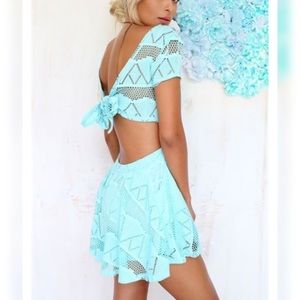 ✨NWT Sabo Skirt Peppermint Lace Playsuit✨